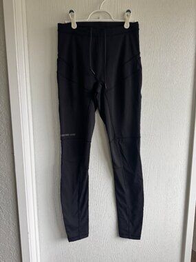 Black High-Waist Fleece-Lined Leggings